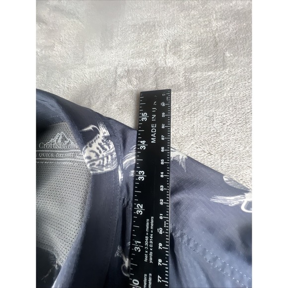 Croft & Barrow Quick Dry Shirt Men Size 2XL AOP Button Up Hiking Fishing Vented - Picture 5 of 7